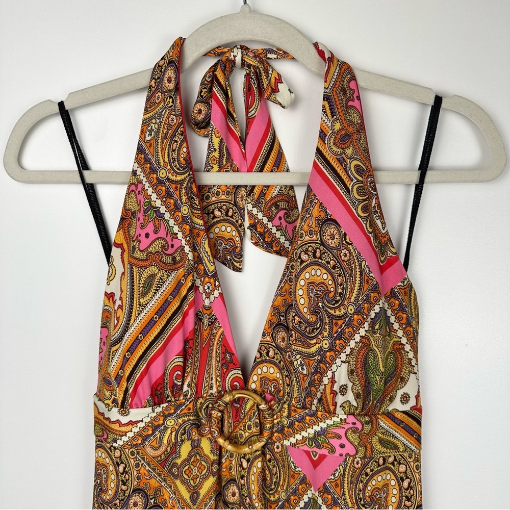 Ruby Rox Y2K Halter Maxi Dress - Picture 3 of 11